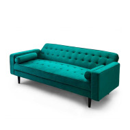 Sofá cama terciopelo antimanchas GREEN