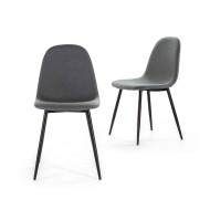 Sillas de comedor de terciopelo SWEDEN - Pack 4 Uds.