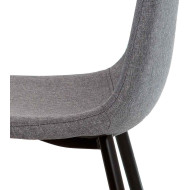 Sillas de comedor de terciopelo SWEDEN - Pack 4 Uds.