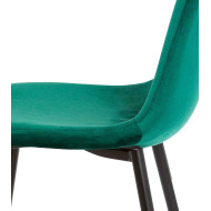 Sillas de comedor de terciopelo SWEDEN - Pack 4 Uds.