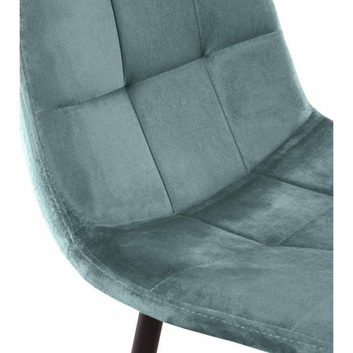 Pack de 4 sillas de comedor de terciopelo ASTRID