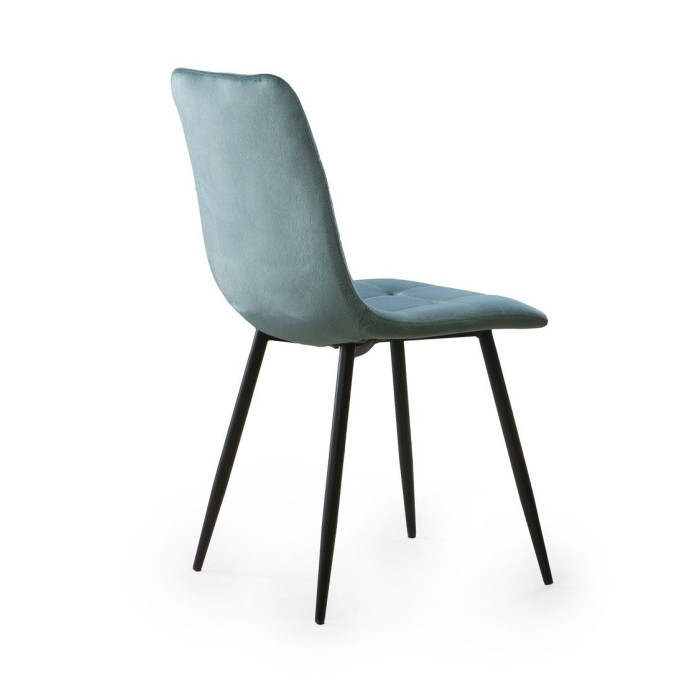 Pack de 4 sillas de comedor de terciopelo ASTRID