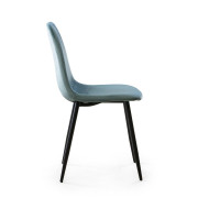 Sillas de comedor de terciopelo SWEDEN - Pack 4 Uds.