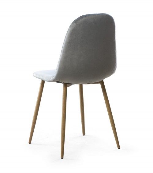 Sillas de comedor de terciopelo SWEDEN - Pack 4 Uds.