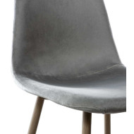 Sillas de comedor de terciopelo SWEDEN - Pack 4 Uds.
