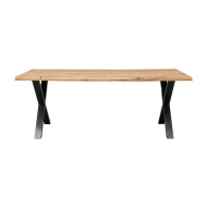 Mesa comedor industrial pata 'X' LINCOLN