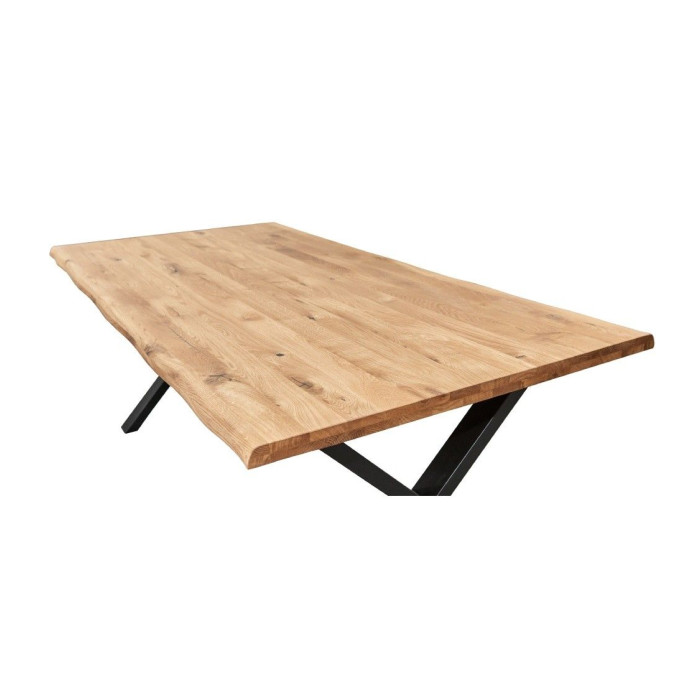 Mesa comedor industrial pata 'X' LINCOLN