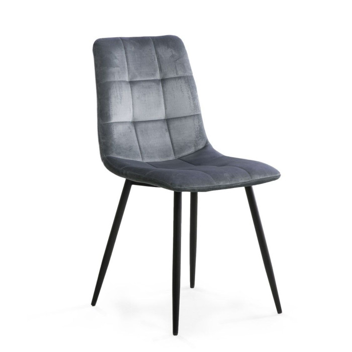 Pack de 4 sillas de comedor de terciopelo ASTRID