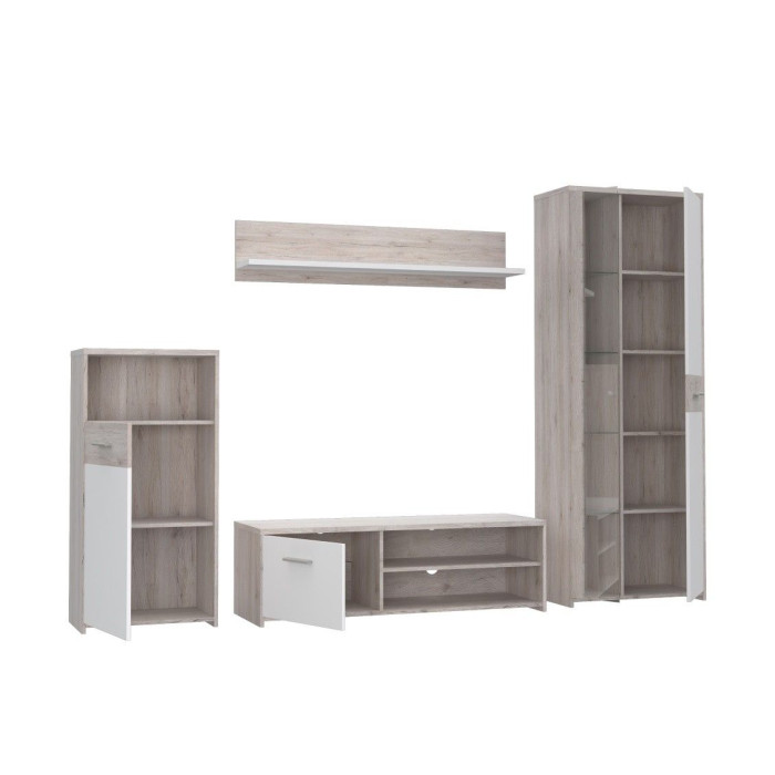 Mueble de salón modular GALENA de 266 cm ancho