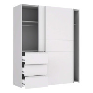 Armario ropero 170 cm puertas correderas + cajonera WINTER2