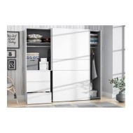 Armario ropero 170 cm puertas correderas + cajonera WINTER2