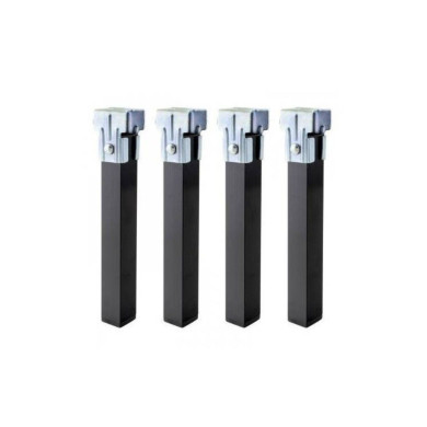 Pack 4 patas de somier cuadradas abrazadera| Cambia Tus Muebles