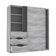 Armario 200 puertas correderas + cajonera SATURN | Cambia Tus Muebles