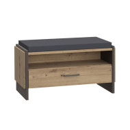 Banco recibidor FRANK de estilo industrial