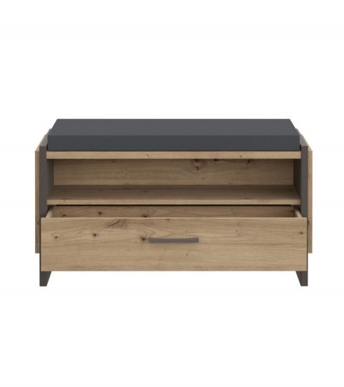 Banco recibidor FRANK de estilo industrial