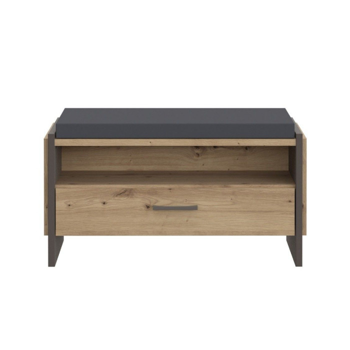 Banco recibidor FRANK de estilo industrial