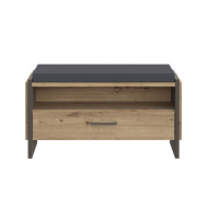 Banco recibidor FRANK de estilo industrial