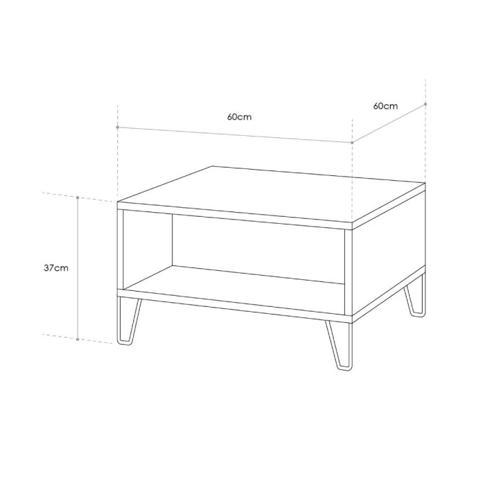 Mesa centro auxiliar BOB
