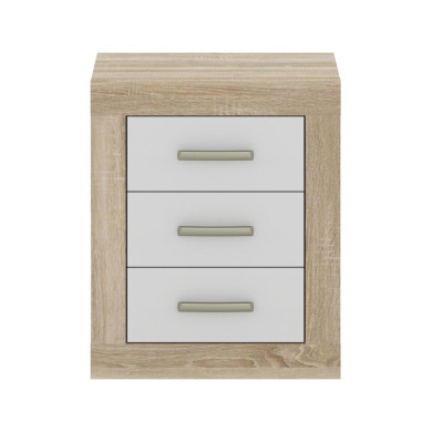Mesita de noche 3 cajones DORA