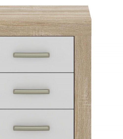 Mesita de noche 3 cajones DORA