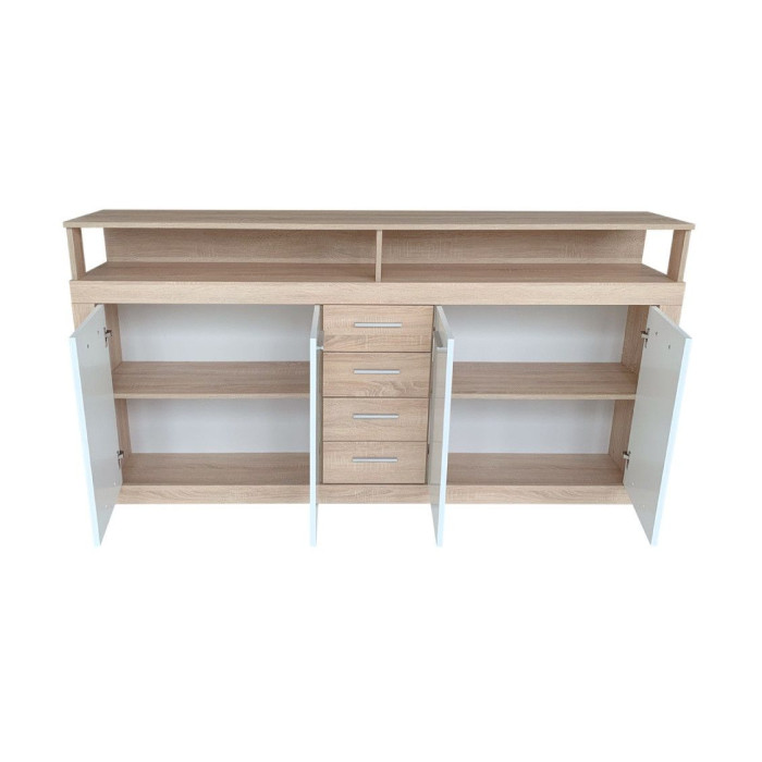 Mueble aparador LUANA 4 puertas 4 cajones