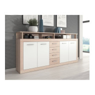 Mueble aparador LUANA 4 puertas 4 cajones