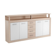 Mueble aparador LUANA 4 puertas 4 cajones