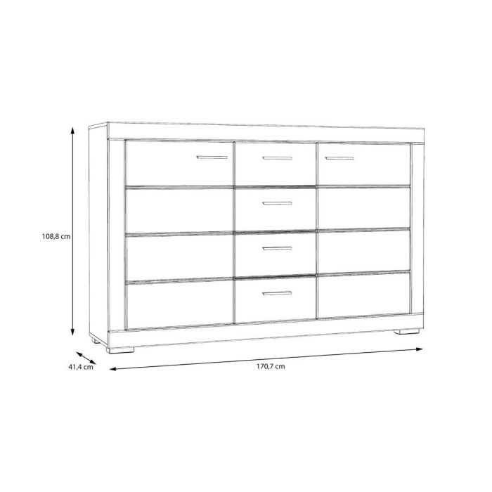 Mueble aparador blanco SNOW