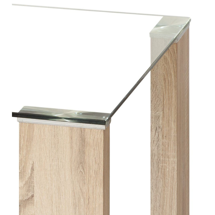 Mesa comedor rectangular cristal CANNES