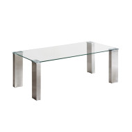Mesa centro rectangular cristal CANNES