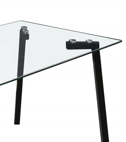 Mesa de comedor de cristal ESTOCOLMO | Cambia Tus Muebles