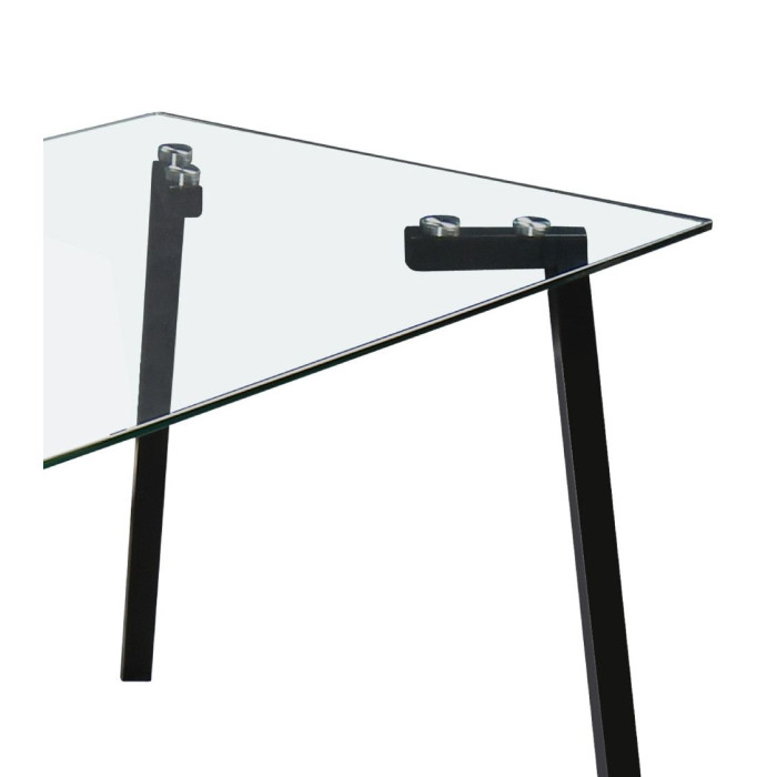 Mesa de comedor de cristal ESTOCOLMO | Cambia Tus Muebles