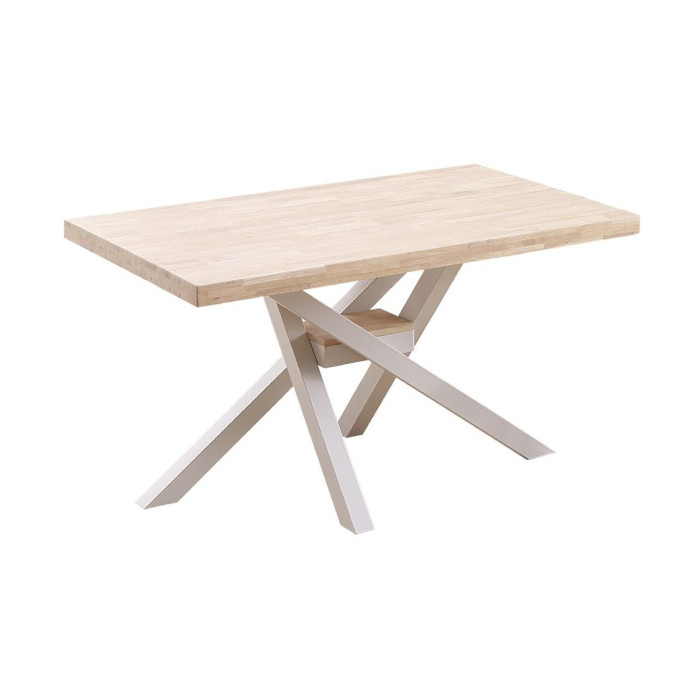 Mesa comedor industrial GAEL patas metal cruzadas