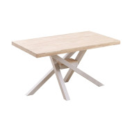 Mesa comedor industrial GAEL patas metal cruzadas