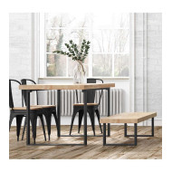 Banco asiento DAREK, banqueta de salón