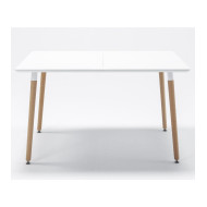 Mesa comedor extensible rectangular NÓRDICA