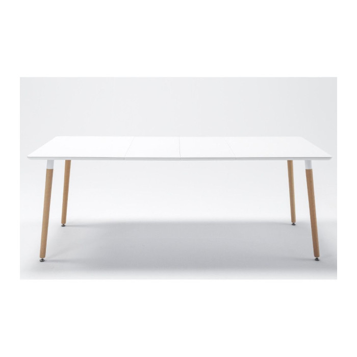 Mesa comedor extensible rectangular NÓRDICA