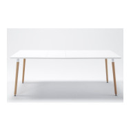 Mesa comedor extensible rectangular NÓRDICA