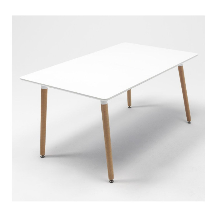 Mesa comedor extensible rectangular NÓRDICA