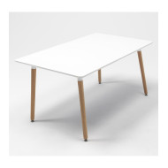Mesa comedor extensible rectangular NÓRDICA