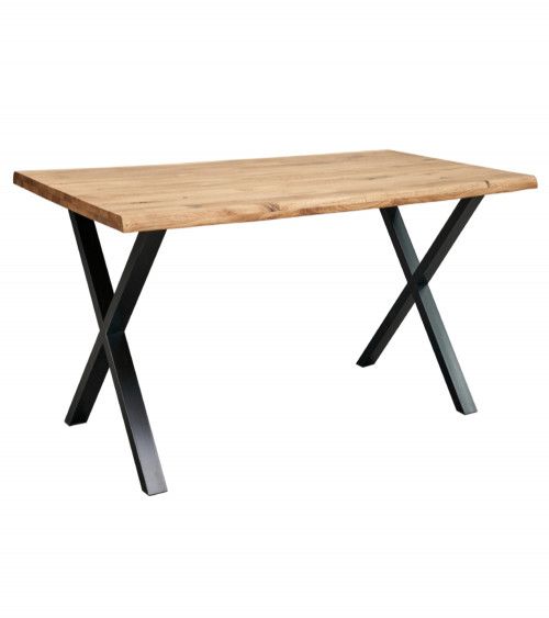 Mesa comedor industrial pata 'X' LINCOLN