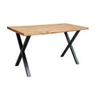 Mesa comedor industrial pata 'X' LINCOLN