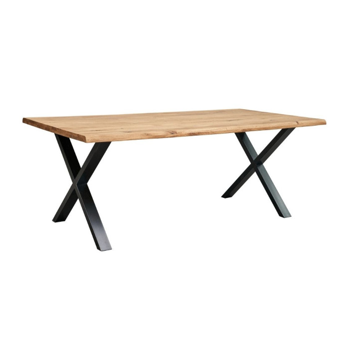 Mesa comedor industrial pata 'X' LINCOLN