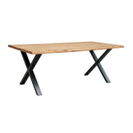 Mesa comedor industrial pata 'X' LINCOLN