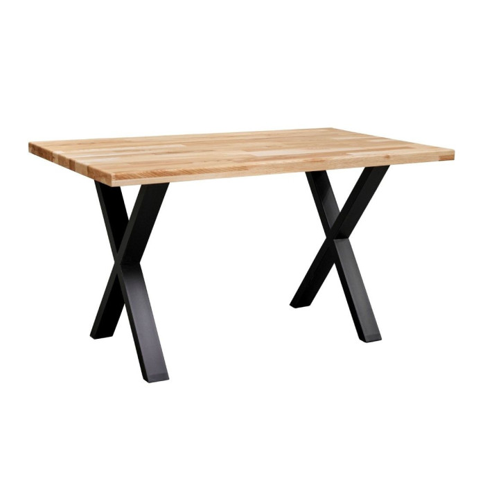 Mesa comedor industrial pata 'X' LINUS