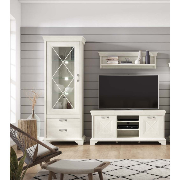 Vitrina alta de salón-comedor KAREN