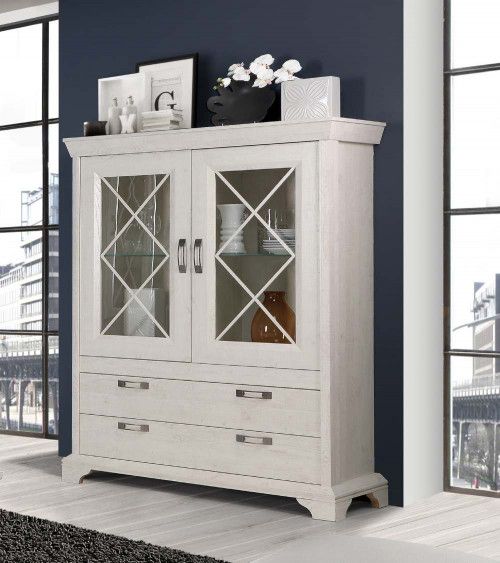 Vitrina doble de salón-comedor KAREN