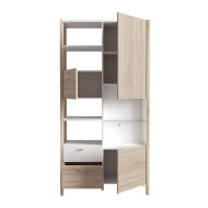 Vitrina doble alta BJORN estilo nórdico