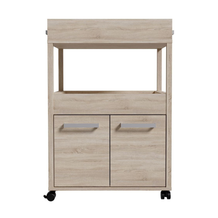 Mueble bar BACO con ruedas estilo industrial