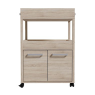 Mueble bar BACO con ruedas estilo industrial